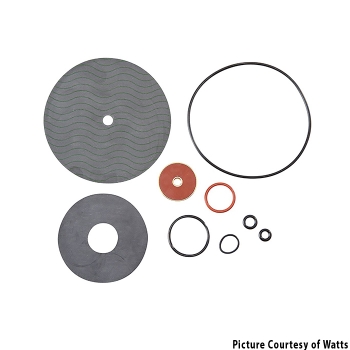 Watts 009M 1-1/4&quot;&quot; to 2&quot;&quot; Relief Valve Rubber Parts Kit