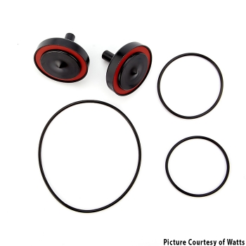 Watts 007M2 1-1/4-1-1/2IN Complete Rubber Kit -Also Fits Lead Fr