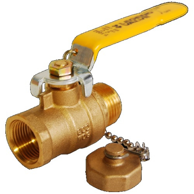 3/4 FIP x MGHT Ball Valve w/Cap & Chain