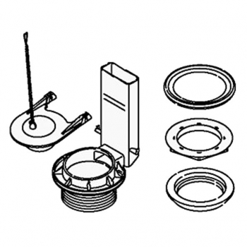 Kohler One Piece 3&quot; Flush Valve with Flapper 1.6gpf