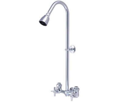 Two Handle Exposed Shower w/ 6" Centers