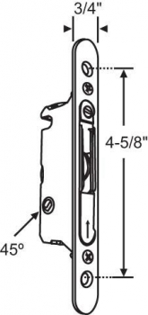 4-5/8 Mortise Lock for SGD238