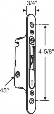 SS 4-5/8 Mortise Lock for SGD238 & SGD237