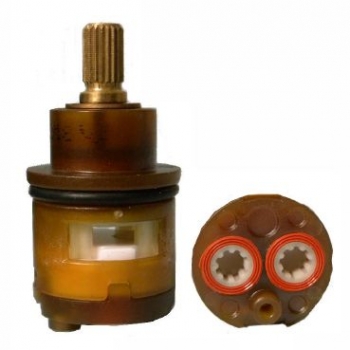 Import 3 Hole Rotary Diverter Cartridge W/ Serrated Broach