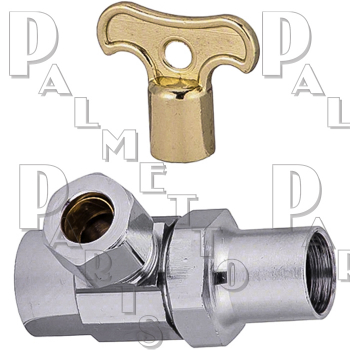 Angle Stop 1/2"C x 3/8"OD