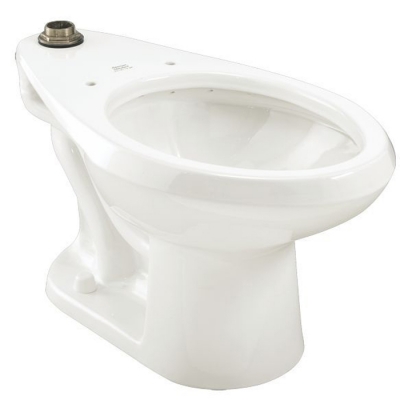 Am Std Floor Mount Floor Outlet Top Spud Toilet -Standard Height