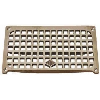 JRS Floor Sink Half Grate for 10-1/2&quot; x 10-1/2&quot; Square