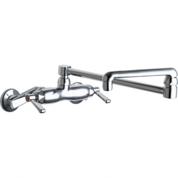 Chicago Faucet Sink Faucet w/ 18&quot; Double Jointed Spout