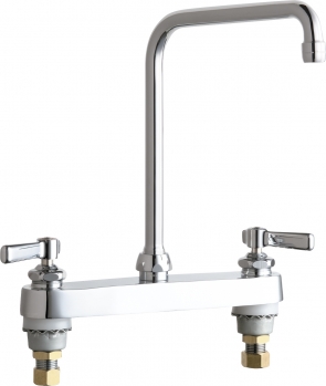 CF 8&quot; Centers High Spout w/ Lever Handles