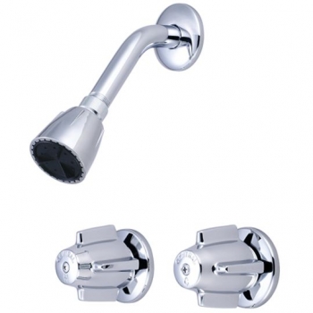 Central Brass 2 Handle Shower Valve -6&quot; Centers