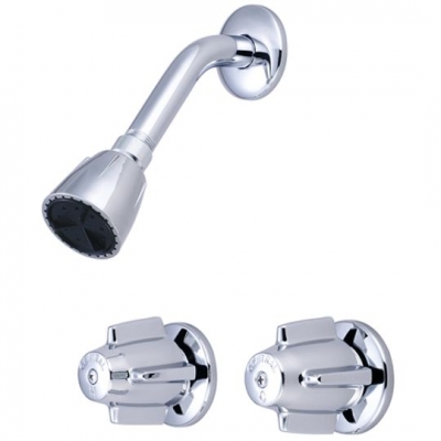 Central Brass 2 Handle Shower Valve -6" Centers