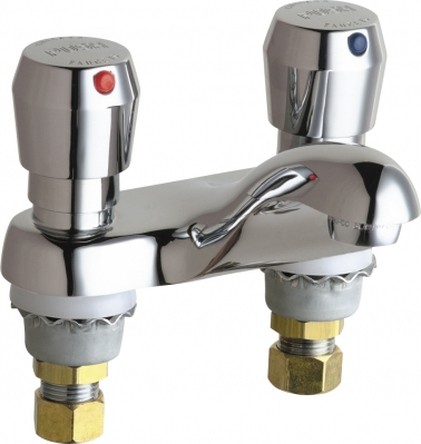 CF H&C Metering Sink Faucet