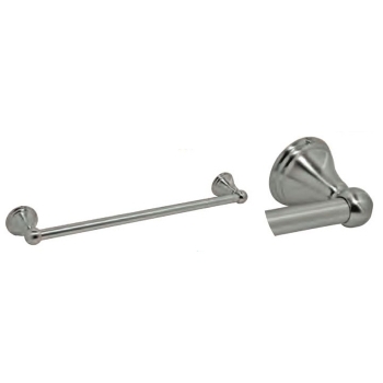 Towel Bar Set 24&quot; -Bell Style -CP -Chrome Finish