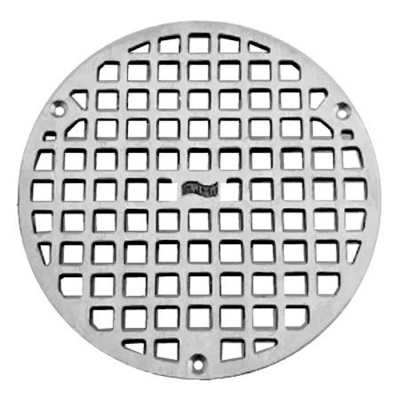 JR Smith Floor Drain Grate<BR>5-1/2" OD<BR>Nickel Plated Brass