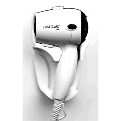 Hair Dryer -Wall Mount -White