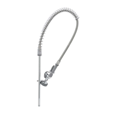 T&S Pre-Rinse Assembly 24" Riser, 44" Stainless Steel Hose