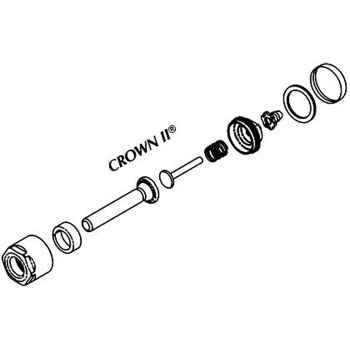 Sloan ADA-Compliant Handle Assembly CP for Crown II