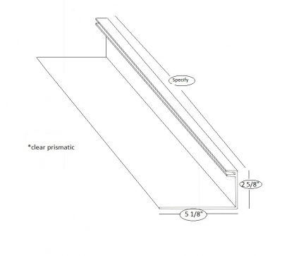 Clear prism Lens Be-240 25"-49"