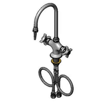 Single Hole Deck Mount Laboratory Faucet