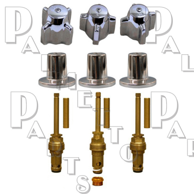 Central Brass* 3 Valve Tub & Shower Rebuild Kit