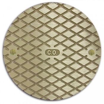 6&quot; Nickel Bronze Round Cast Cleanout Cover