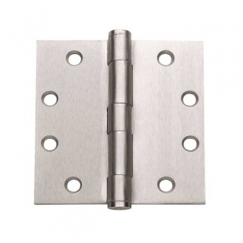 Hinge 4x4 Sq .Brushed Chrome.Pair