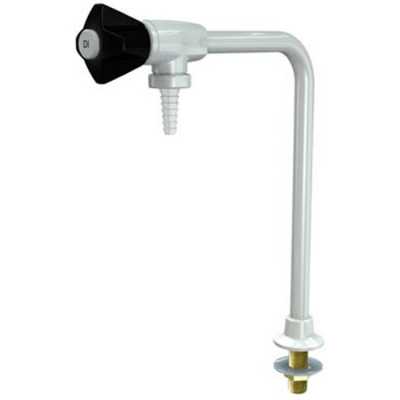 WS DI Water Faucet 6" C to Nozzle - White Finish