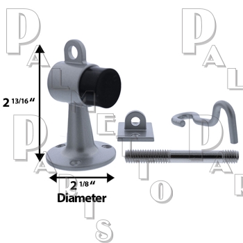 DISCO Floor Mounted Door Stop &amp; Holder CR