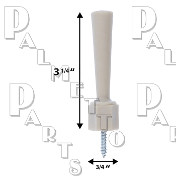 FlexVinyl Door Stop 3-1/4&quot; -Brown