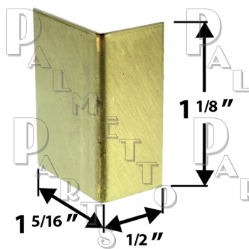 Door Edge Guard -Polished Brass Finish