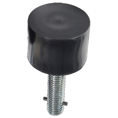 Detention Door Stop Black Rubber