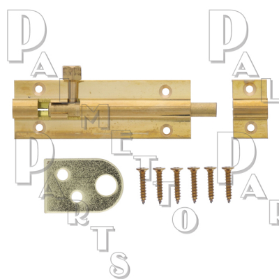 Barrel Bolt 3" -Solid Brass