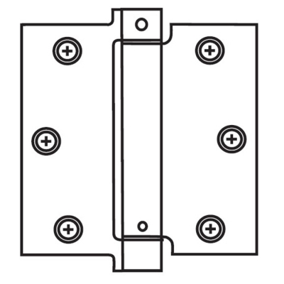 4.5x4.5 Sp Hinge Sq Crn Sat Br