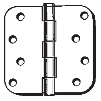 4&quot;x4&quot; SS Sq Corner Hinge (2)