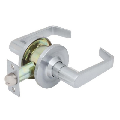 Grade 2 Light Commercial Passage Lever -Brushed Chrome