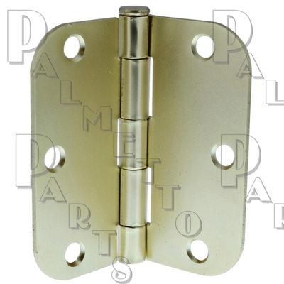 3-1/2" x 3-1/2" Hinge Square Corner Satin Brass