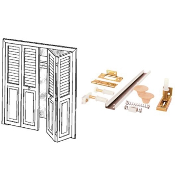 Bi-Fold 4 Door Track Kit 48&quot;