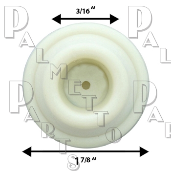 Rubber Bumper- White