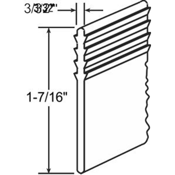 Shower Door Sweep 1-7/16" x 36