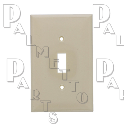 Jumbo Switch Wall Plate Ivory CASE 25