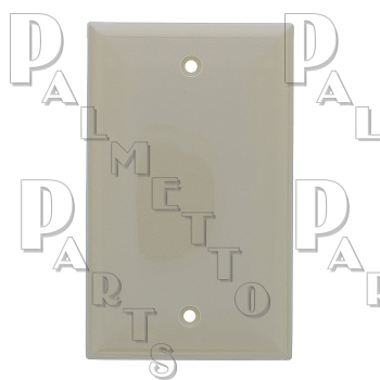 Single Blank Plate Ivory