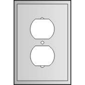 Duplex Receptacle Wall Plate Metal