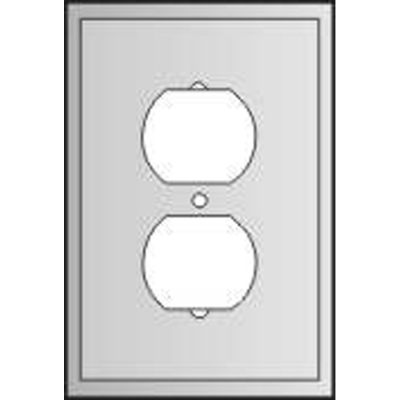 Duplex Receptacle Wall Plate Metal