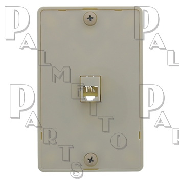 Modular Wall Phone Jack -Ivory