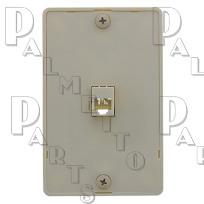 Modular Wall Phone Jack -Ivory