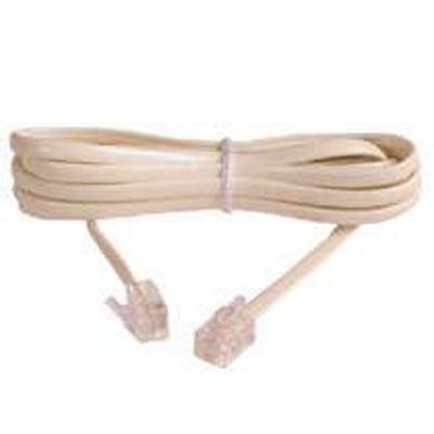 7' Telephone Wire Ivory DISCONTINUED