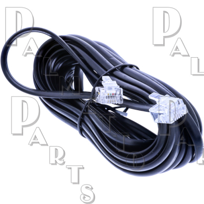 15' Telephone Wire Black