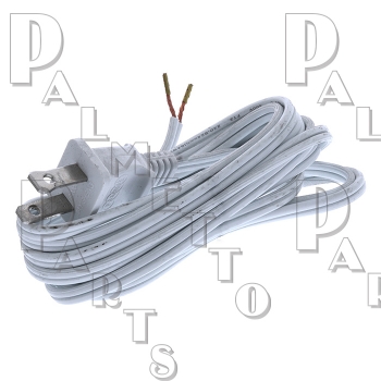 8&#039; White Cord with Plug