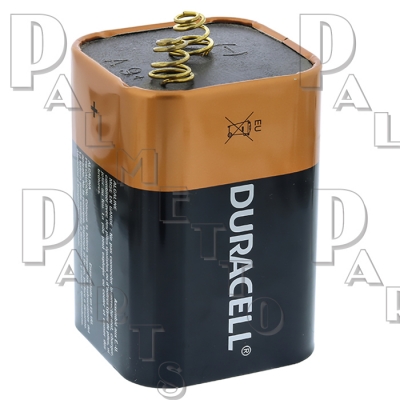 6V Spring Top Battery Square