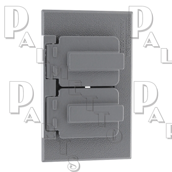 Duplex Receptacle Cover Aluminum